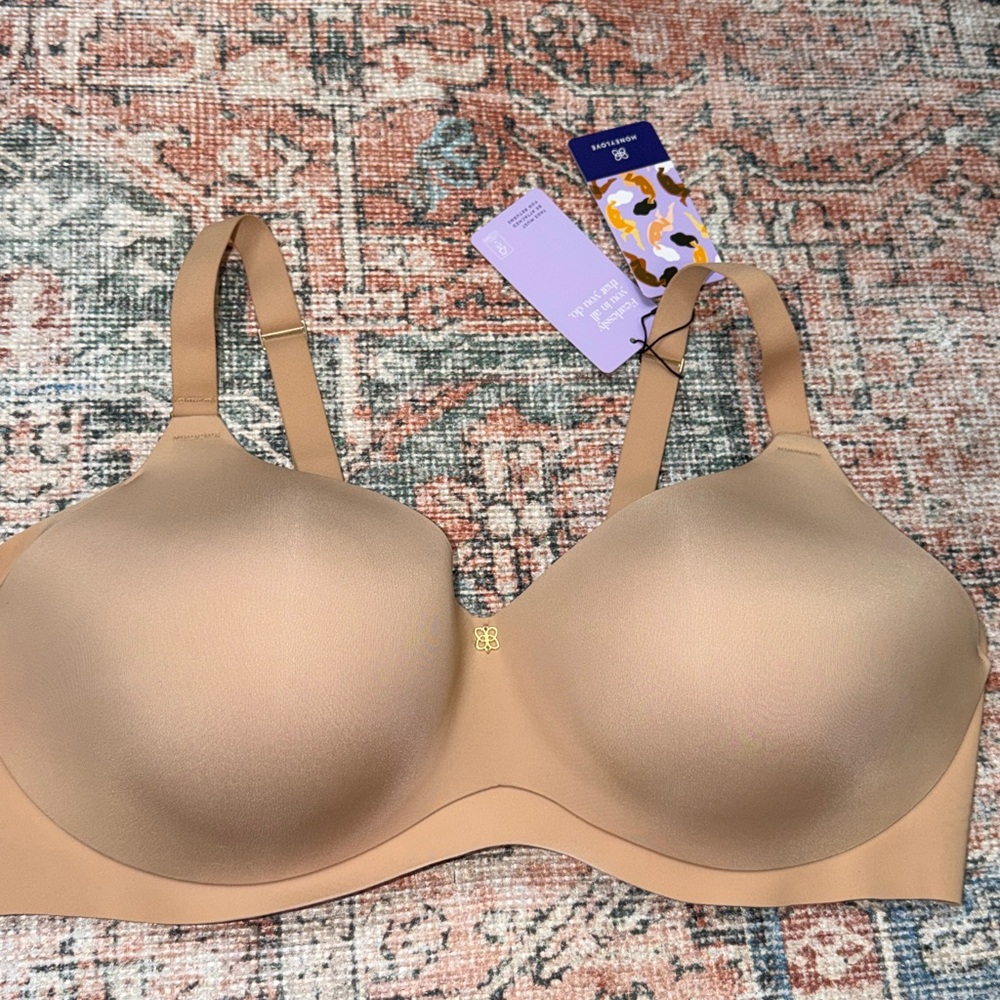 Honeylove Cloud Embrace Wireless Contour‎ T-Shirt Bra in Nude Tan Sz 42D NWT - Picture 7 of 16